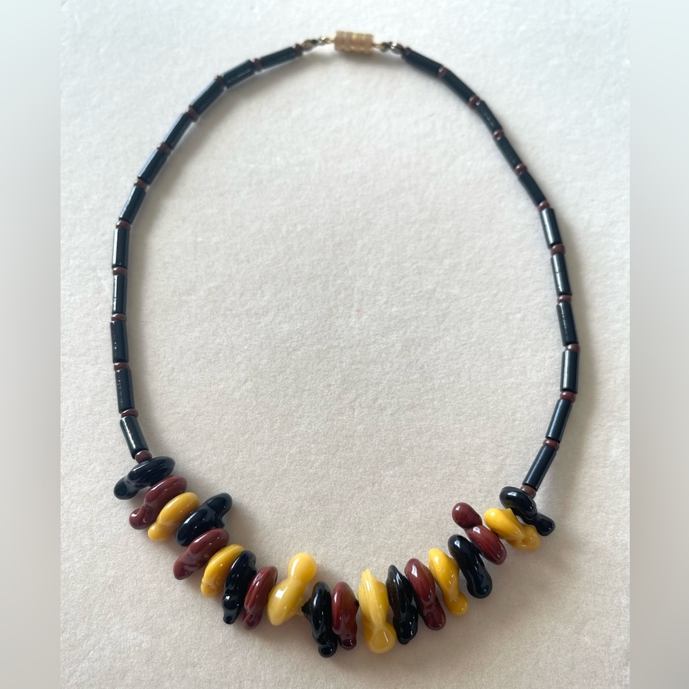 Unusual Murano Glass Necklace Vintage ‘70’s